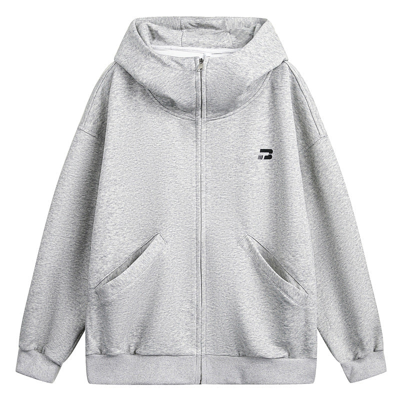 Retro Sports Embroidered Hoodie Men And Women