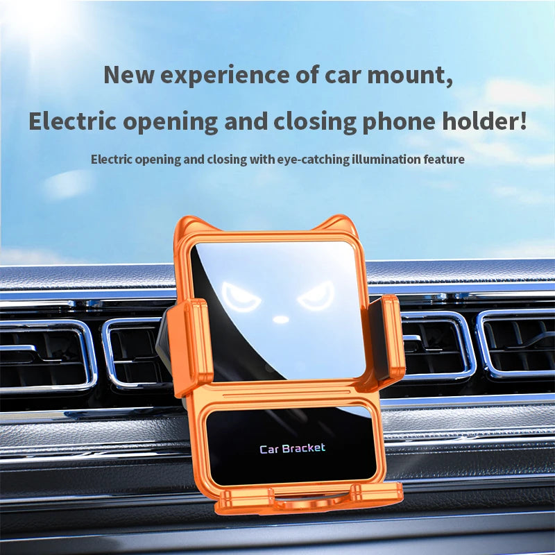 New Arrival Gadgets Item Electric Innovations Infrared Sensing 15W Car Wireless Charging for Air Vent Mount Bracket for iphone