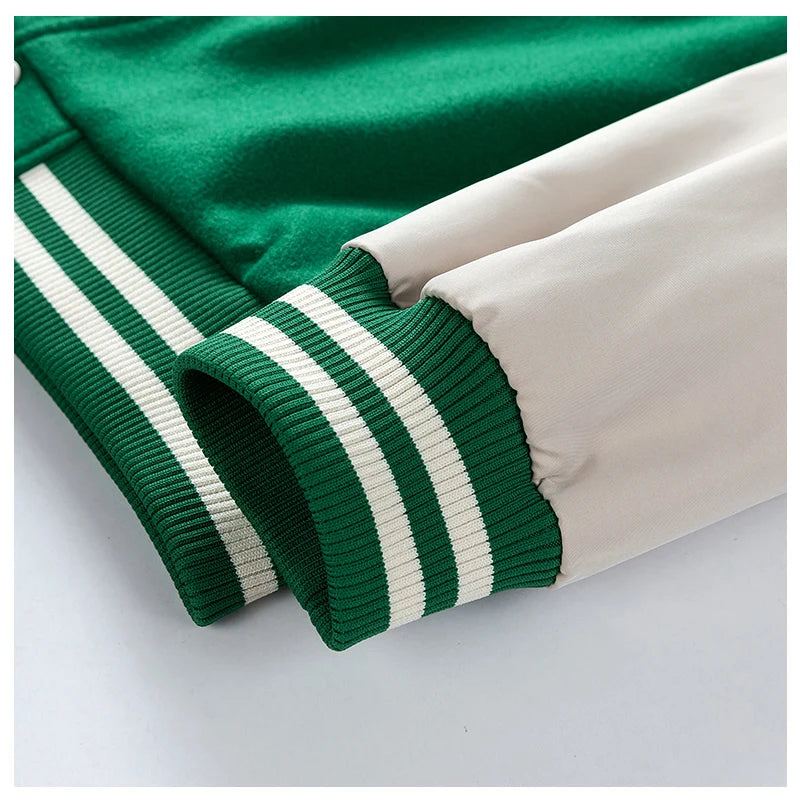 2025 USA Cotton Letterman Men's Jacket Custom Logo Embroidery Winter for Men Basketball Wool Luxury Baseball Varsity Jacket