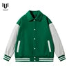 2025 USA Cotton Letterman Men's Jacket Custom Logo Embroidery Winter for Men Basketball Wool Luxury Baseball Varsity Jacket