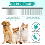 5 in 1 Professional Dogs Grooming Scissors Set Stainless Steel Dog and Cat Hair Thinning Shears with Safety Round Tip for Pet