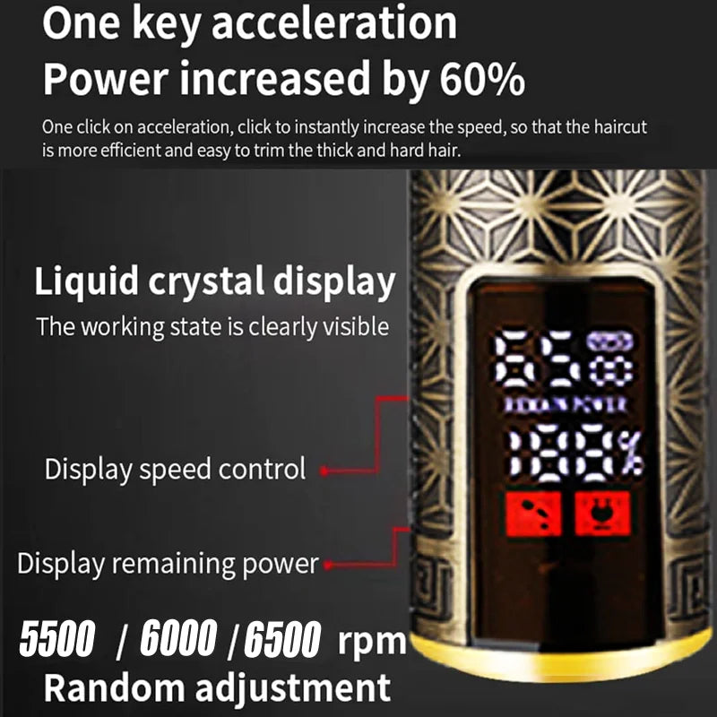 New WaterProof Professional Electric Shaver for Men Razor for Men Mower Beard Trimmer Barber Shaving Machine T9 Hair Clipper