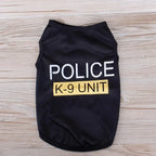Pet Dog Clother for Small Dogs Polyester Cat Vest Pet Clothing with Warning Pattern for Chihuahua Bulldogs Puppy Costume T-shirt