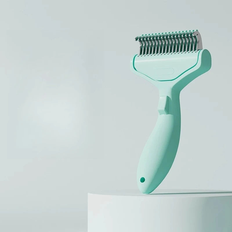 Stainless Steel Dog Hair Removal Brush Comb Pet Hair Remover Brush For Dogs Grooming Tools Pets Dematting Comb Dogs Accessories