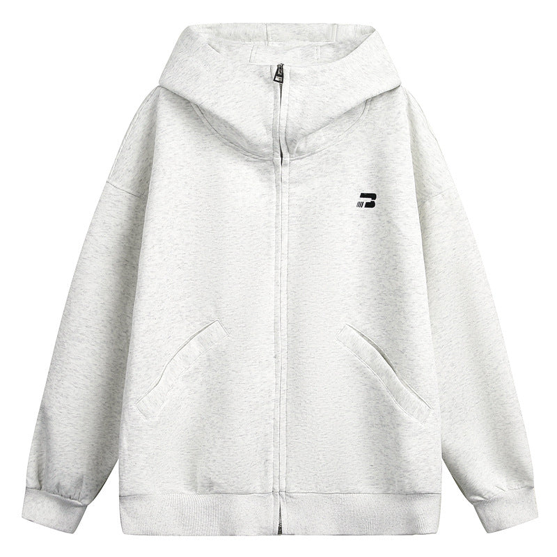 Retro Sports Embroidered Hoodie Men And Women